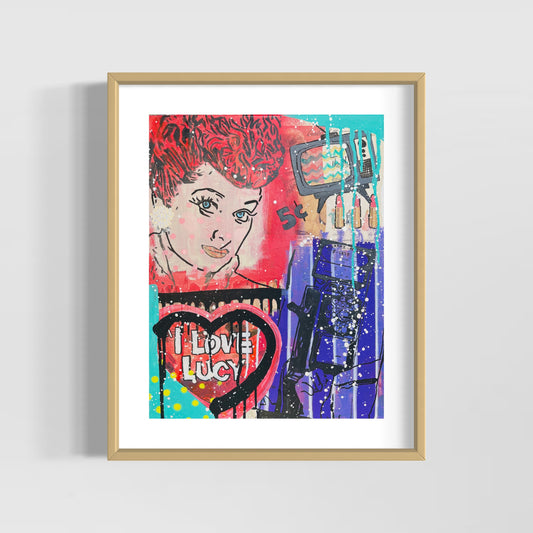 Red Giclee Print